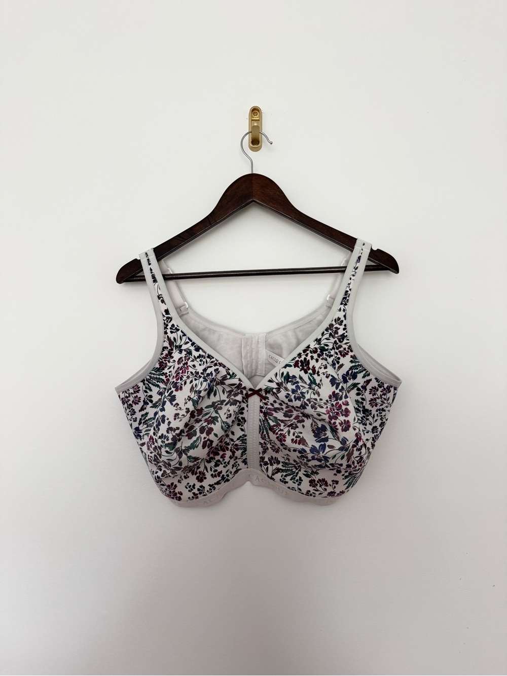 44H Cacique Lane Bryant Bra Floral Full Coverage Adjustable Straps
